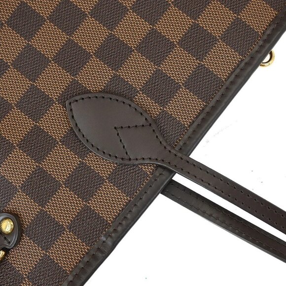 Louis Vuitton Damier Neverfull MM Shoulder Tote Bag N51105 SD3079 145560 - Picture 8 of 11